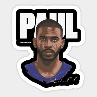 Chris Paul Golden State Game Face Sticker